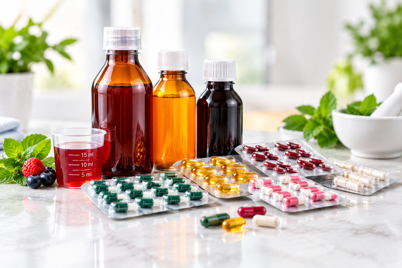 Oral Syrups and Capsules